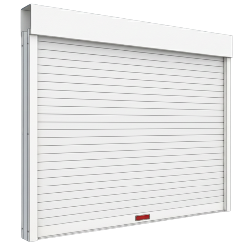 Rideau métallique lames pleines gris - Installation rideau métallique à Avignon - DRM